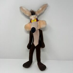 Ace Novelty Wile E Coyote Plush Looney Tunes Warner Bros Toy vtg 1995